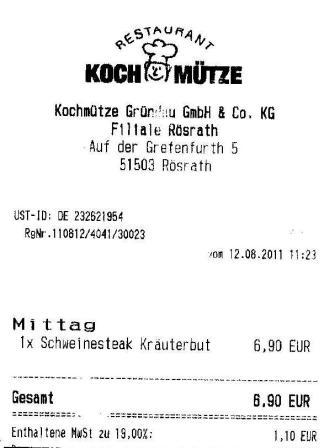 kmve Hffner Kochmtze Restaurant